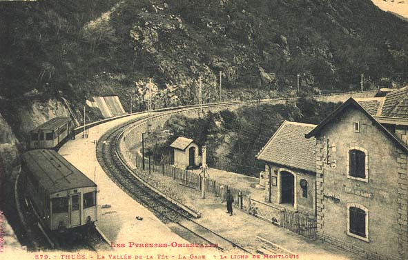 Carte postale ancienne Estació de Banys de Toés (antiga)