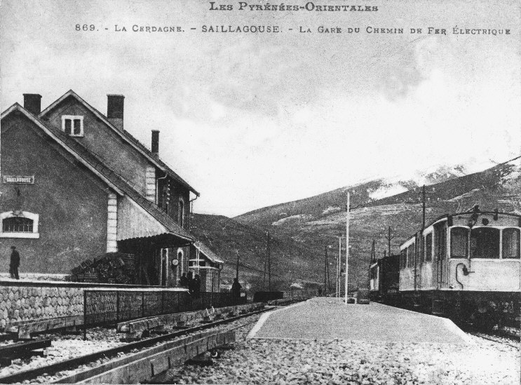 Carte postale ancienne Estació de Sallagosa (antiga)