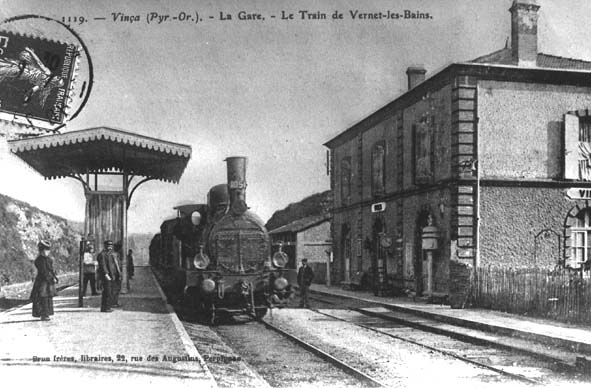 Carte postale ancienne Estació de Vinçà (antiga)