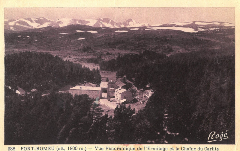 Carte postale ancienne Font-Romeu - Ermitage