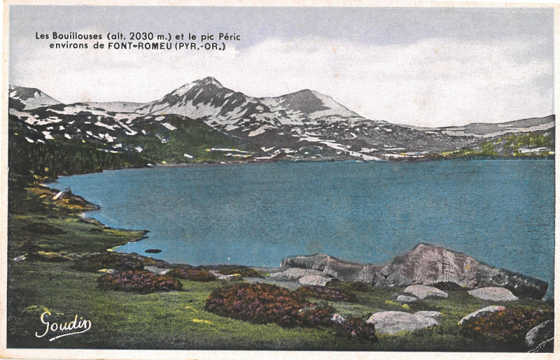 Carte postale ancienne Les Bouillouses 01