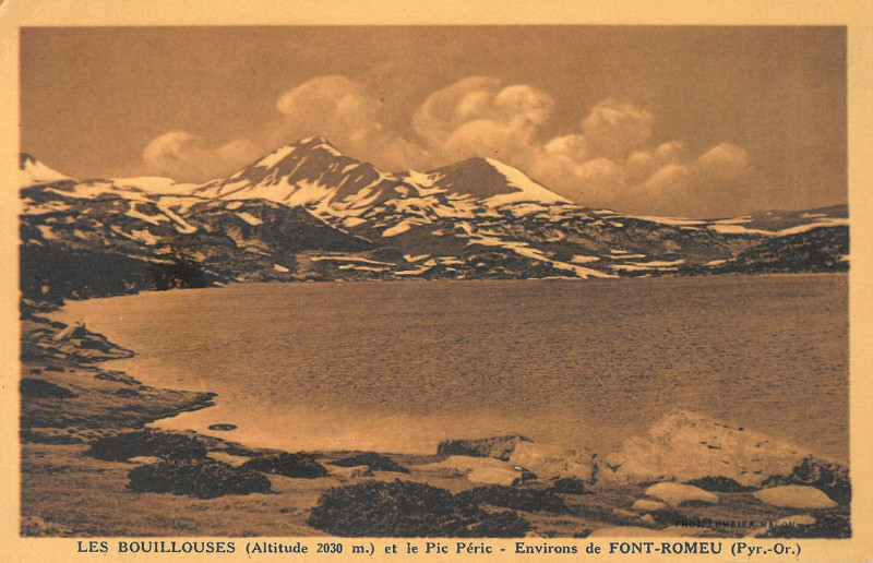 Carte postale ancienne Les Bouillouses 02