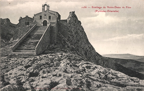 Carte postale ancienne Nostra Senyora de Pena (ca. 1905)