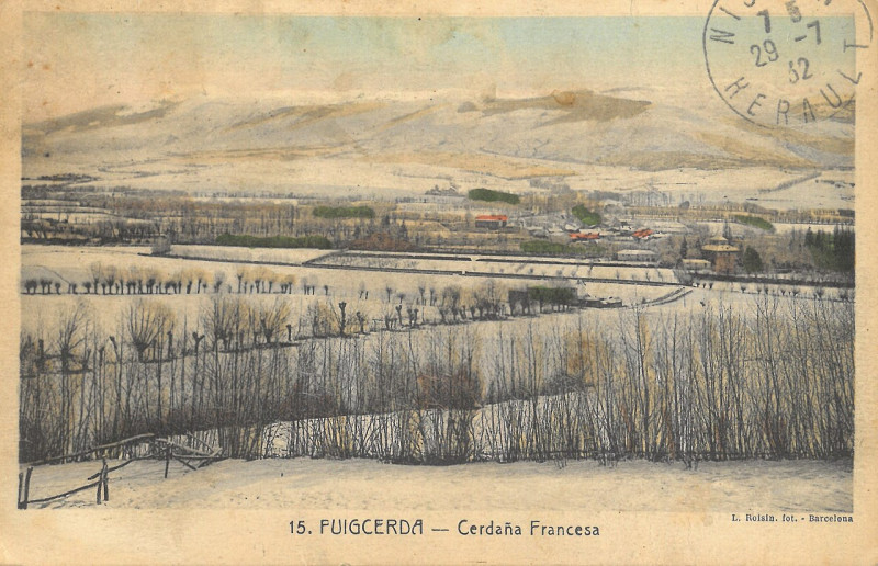 Carte postale ancienne Puigcerda - Cerdana Francesca