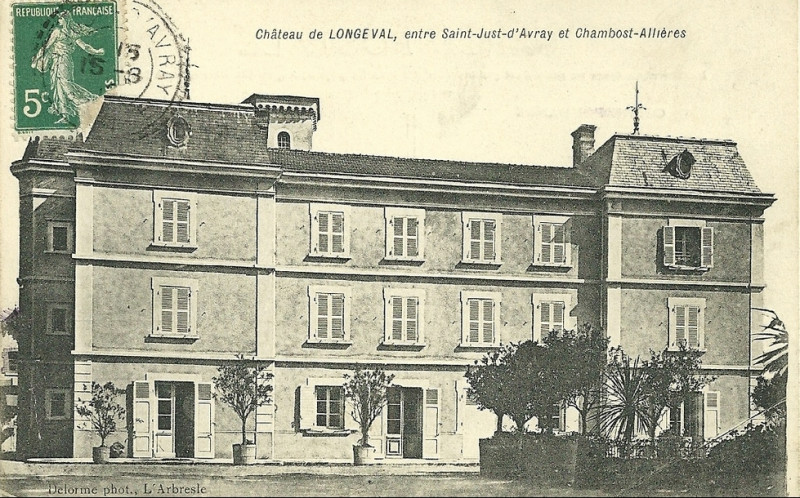 Carte postale ancienne Château de Longeval