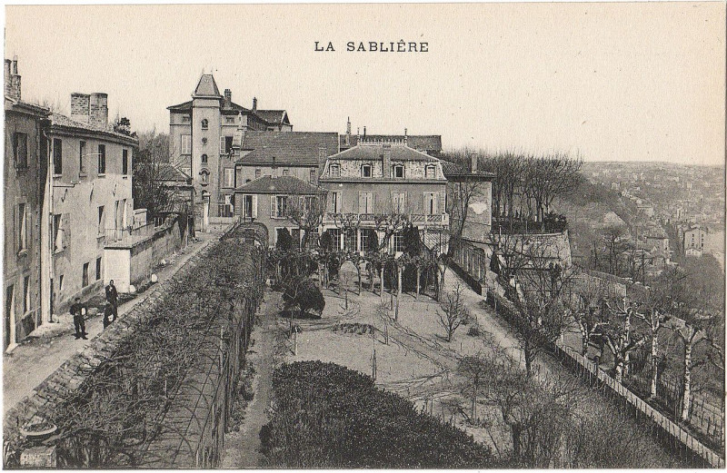 Carte postale ancienne La Sablière vers 1910