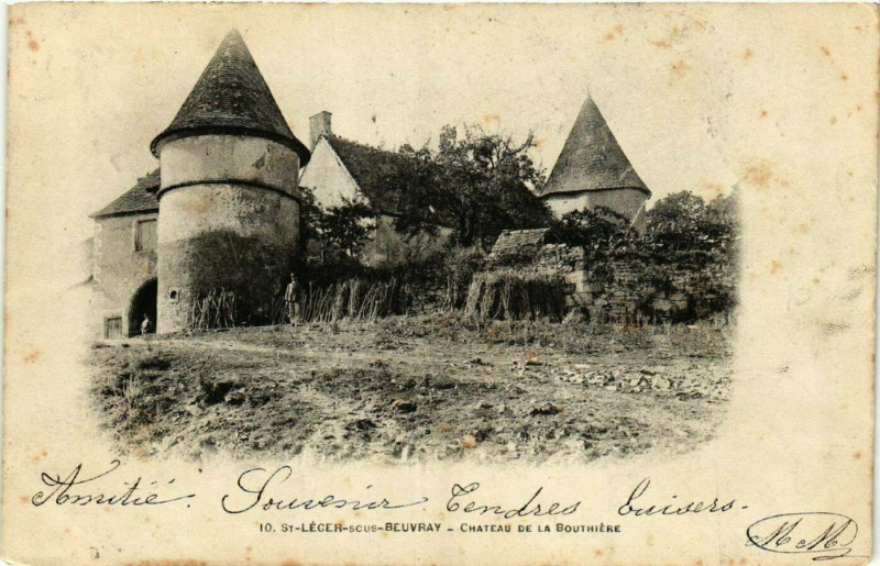 Carte postale ancienne Château de la Bouthière (4) à Saint-Léger-sous-Beuvray