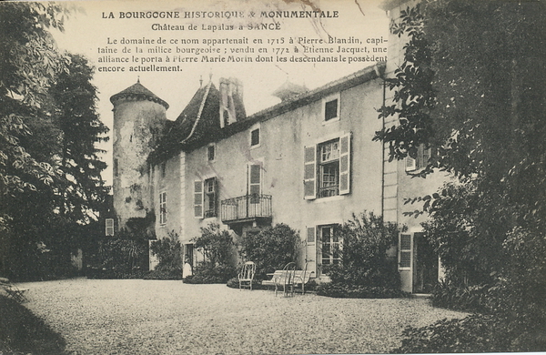 Carte postale ancienne Château de Sancé dit Château Lapalus