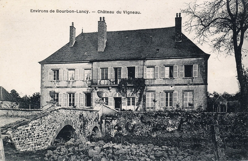 Carte postale ancienne Château du Vignault (Bourbon-Lancy) (2) à Bourbon-Lancy