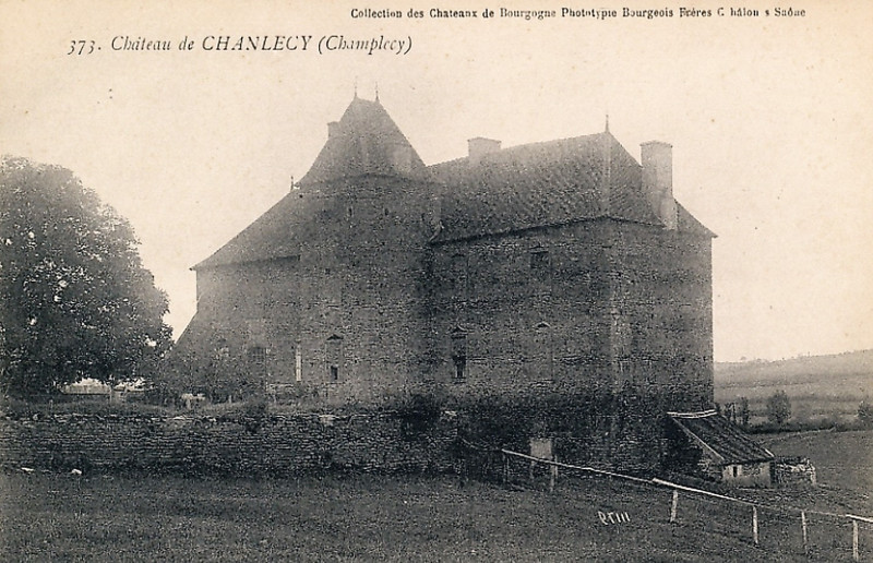Carte postale ancienne Vieux Château de Chanlecy (1) à Champlecy