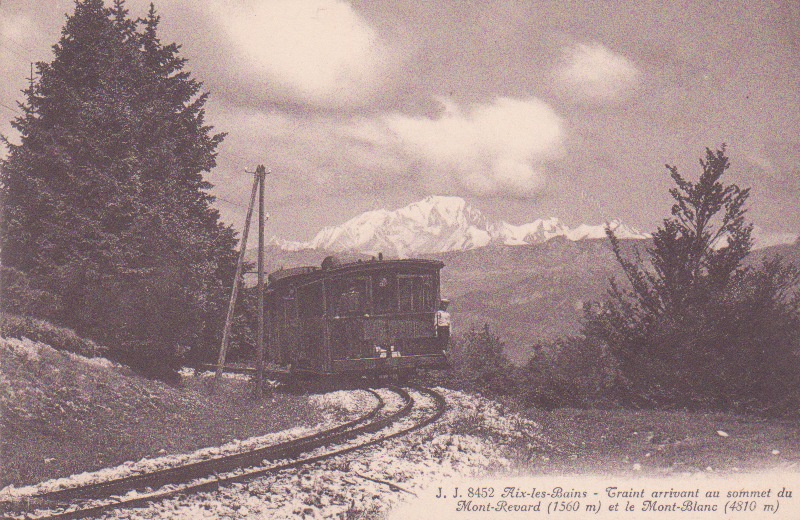 Carte postale ancienne Train Mont Revard