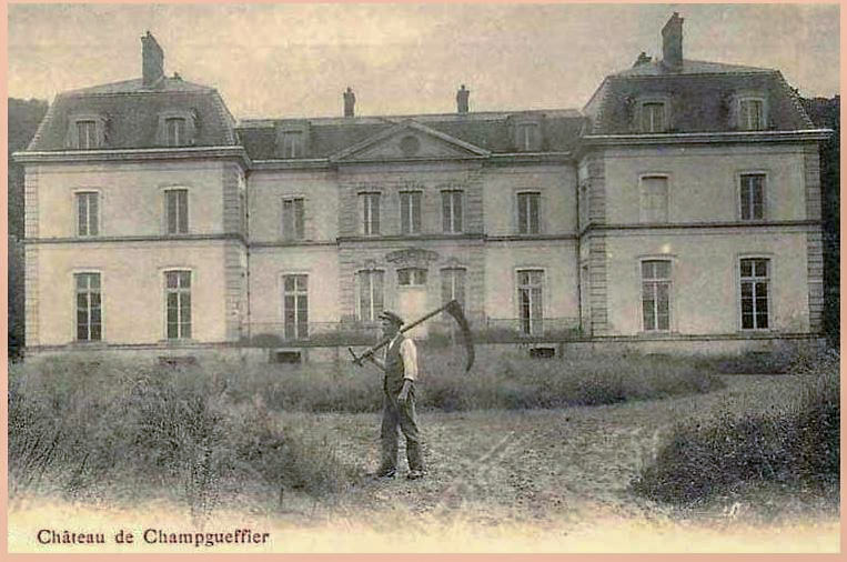 Carte postale ancienne Château de Champgueffier (2) à La Chapelle-Iger
