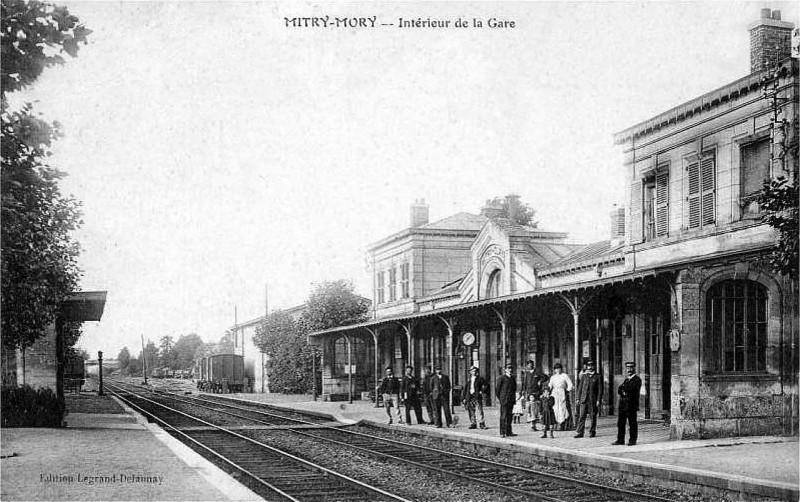 Carte postale ancienne Gare-Mitry-Mory-CPancienne