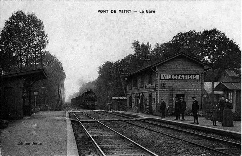 Carte postale ancienne Gare-Villeparisis-CPancienne