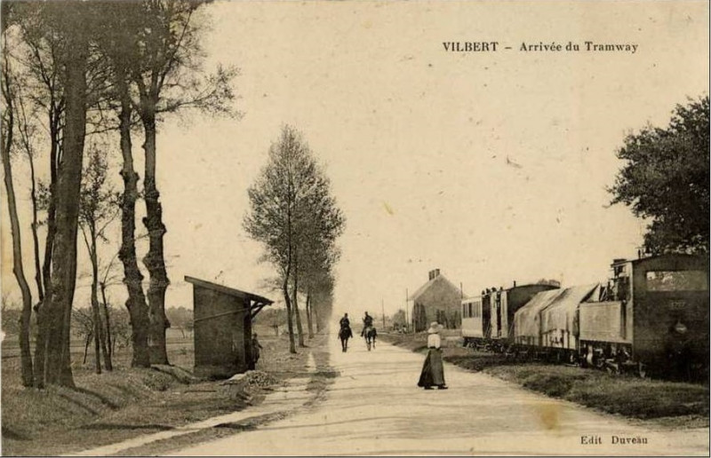 Carte postale ancienne Halte de Vilbert