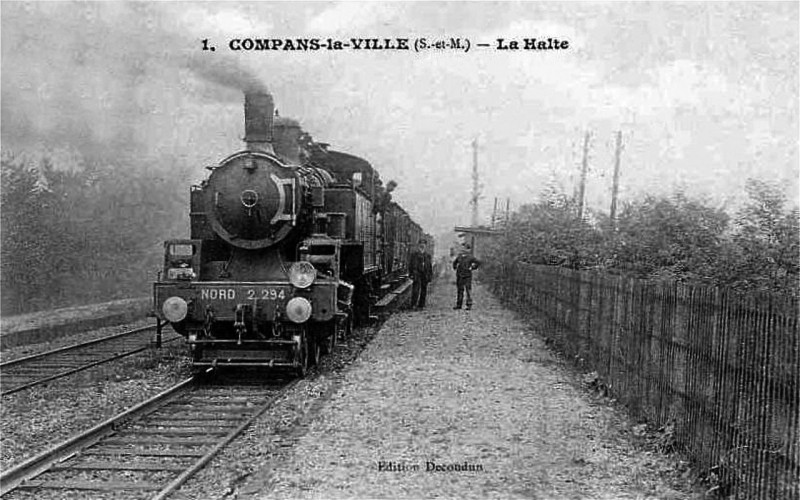 Carte postale ancienne Halte-Compans-CPancienne