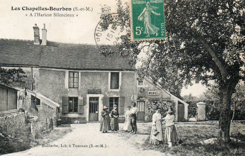 Carte postale ancienne Les Chapelles-Bourbon - Auberge