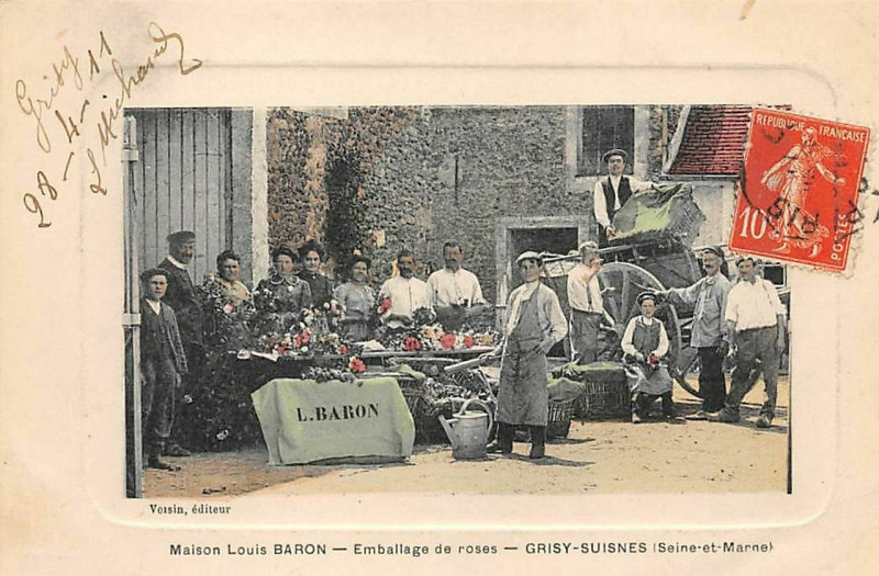 Carte postale ancienne Maison Louis Baron