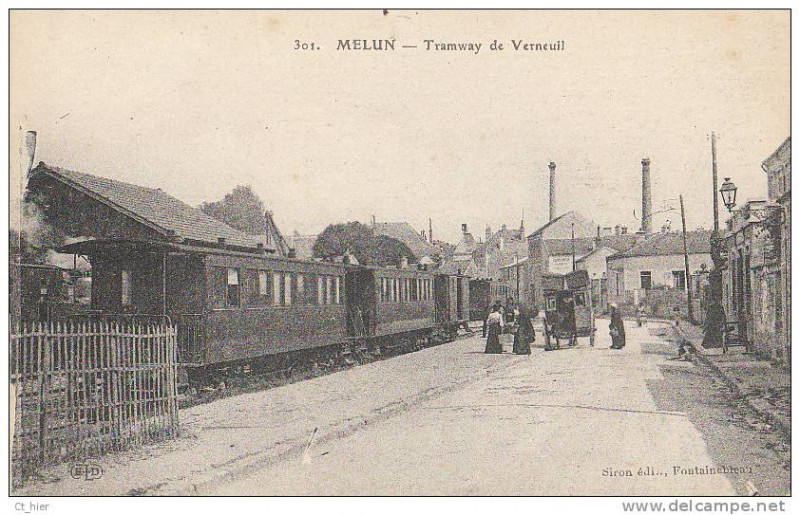 Carte postale ancienne Station de verneuil
