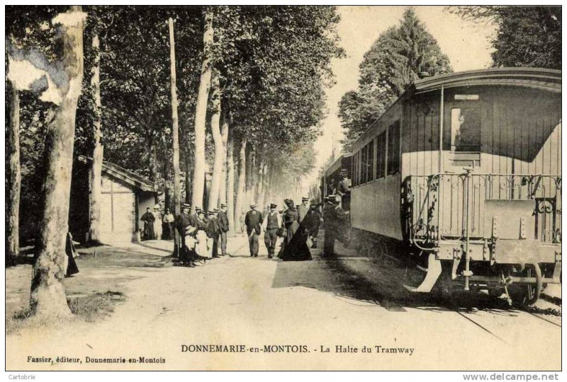 Carte postale ancienne TramDonnemarie