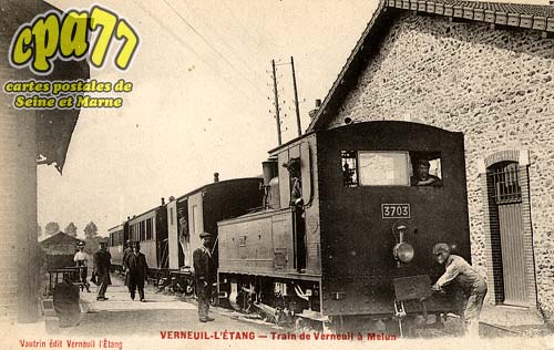 Carte postale ancienne TramVerneuil