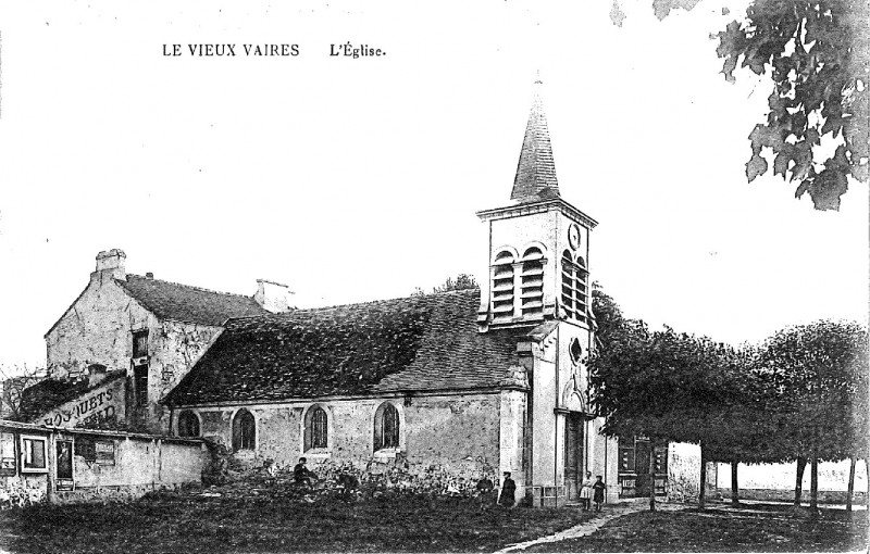 Carte postale ancienne Former church of Vaires à Vaires-sur-Marne