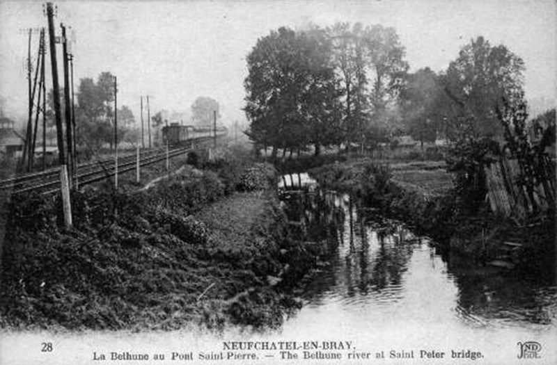 Carte postale ancienne Béthune à Neuchâtel-en-Bray 1