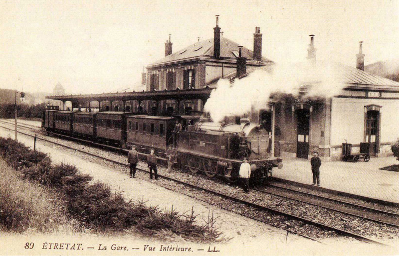 Carte postale ancienne Gare des Ifs