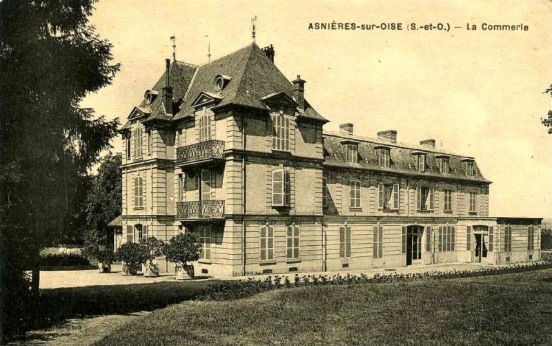 Carte postale ancienne Asnières-sur-Oise (95), la Comerie