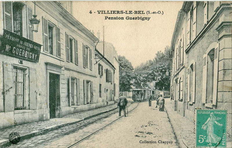 Carte postale ancienne Chappuy 4 - Villiers-Le-Bel - Pension Guerbigny