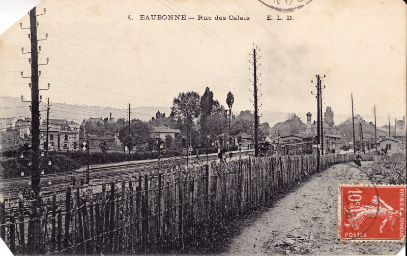 Carte postale ancienne Eld 4 - Eaubonne - Rue des Calais
