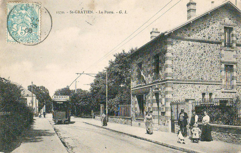 Carte postale ancienne Gi 1570 - St Gratien - La Poste
