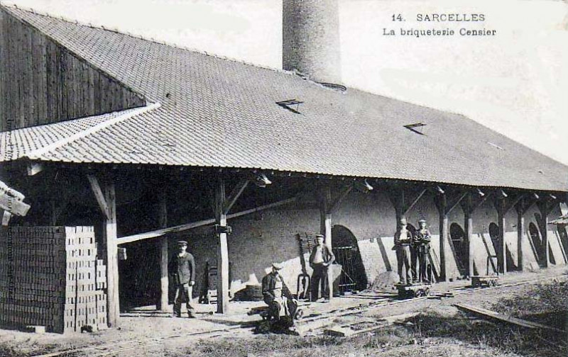 Carte postale ancienne Sarcelles-La Briqueterie Censier
