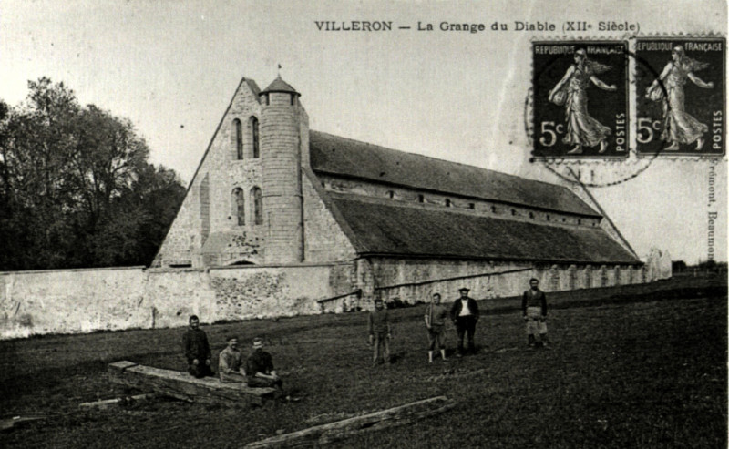 Carte postale ancienne Villeron-Cp-Grange de Vaulerent2