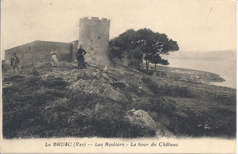Carte postale ancienne Les Embiez Château