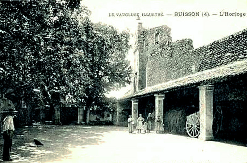 Carte postale ancienne Buisson l'Horloge