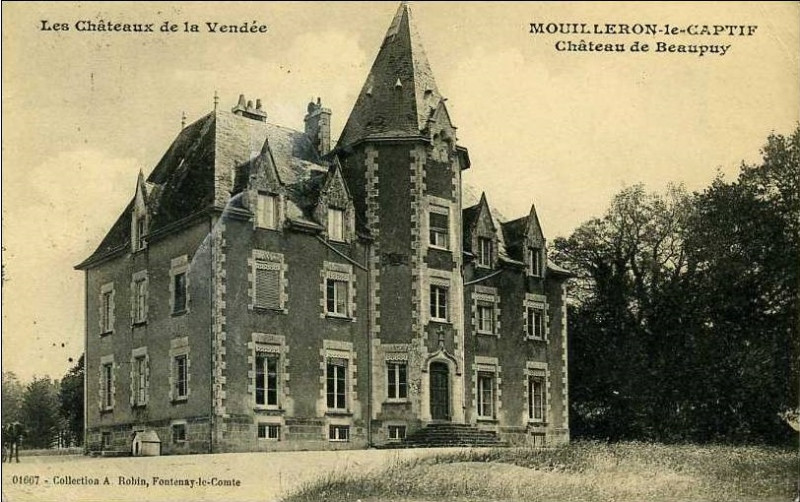 Carte postale ancienne Le château de Beaupuy