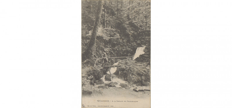 Carte postale ancienne Cpa Cascade Charlemagne