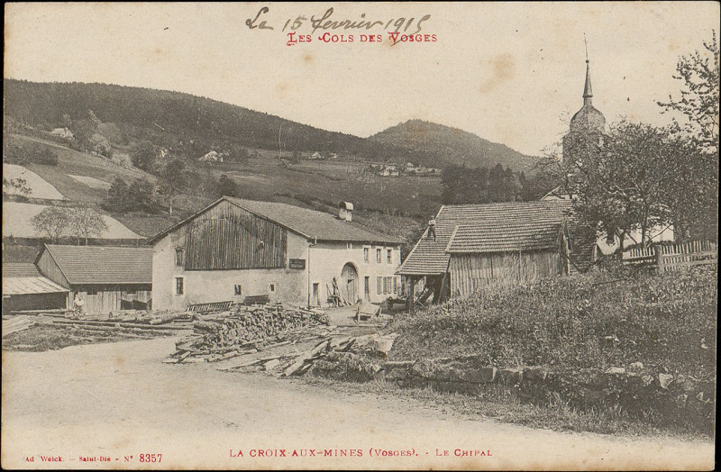 Carte postale ancienne La Croix-aux-Mines - Le Chipal