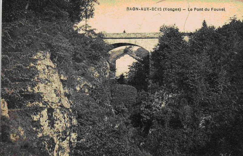Carte postale ancienne Pont du Fouxel