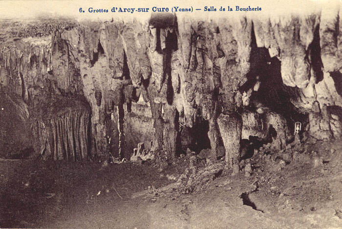 Carte postale ancienne Arcy-sur-Cure grottes 2 à Arcy-sur-Cure