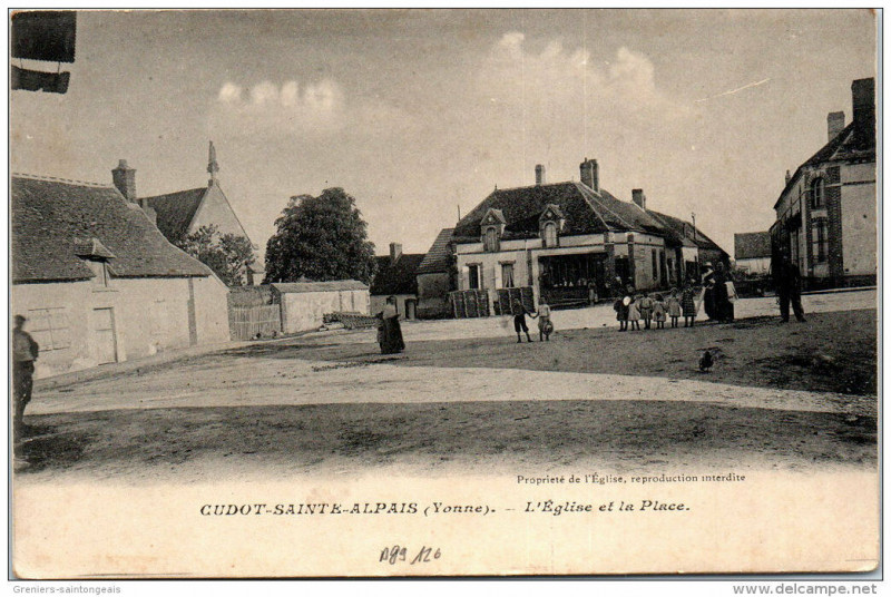 Carte postale ancienne Cudot 1900