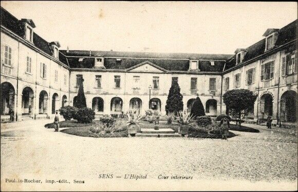 Carte postale ancienne Hôpital Saint-Jean