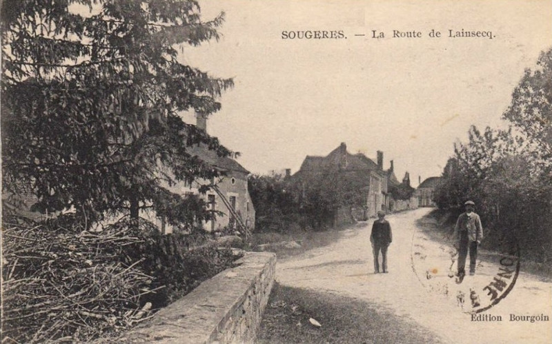 Carte postale ancienne La Route de Lainsecq