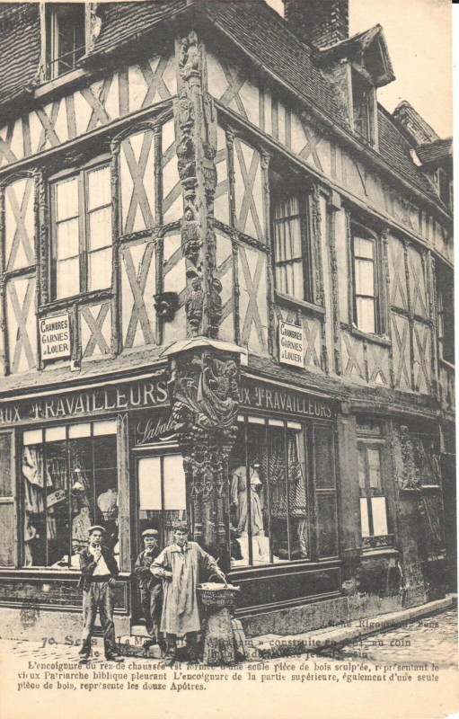 Carte postale ancienne Maison d'Abraham Cpa