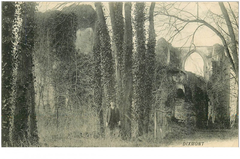 Carte postale ancienne Prieuré de l'Enfourchure ruines