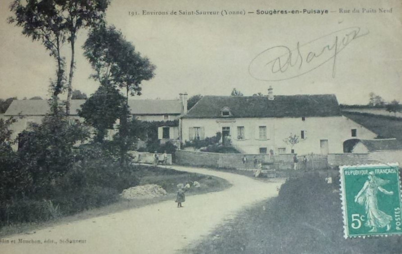 Carte postale ancienne Rue du Puits Neuf
