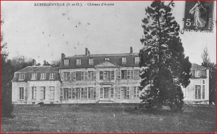 Carte postale ancienne Château d'Acosta