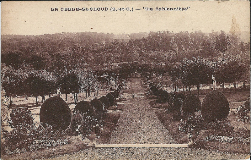Carte postale ancienne La Celle-Saint-Cloud-Fr-78-La Sablonnière-01
