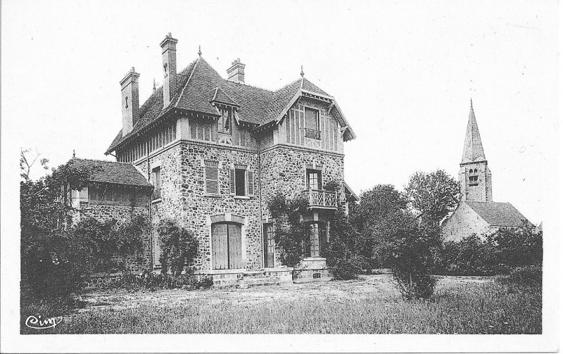 Carte postale ancienne Villa des roses Guyancourt